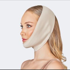 Beige Compression Face Wrap